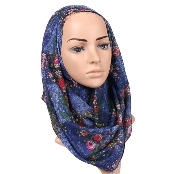 scarves cotton hijab scarf floral shawls muslim trubans long wraps fashion islamic headband large size pashmina 180*70, Blue;gray
scarves cotton hijab scarf floral shawls muslim trubans long wraps fashion islamic headband large size pashmina 180*70, Blue;gray
