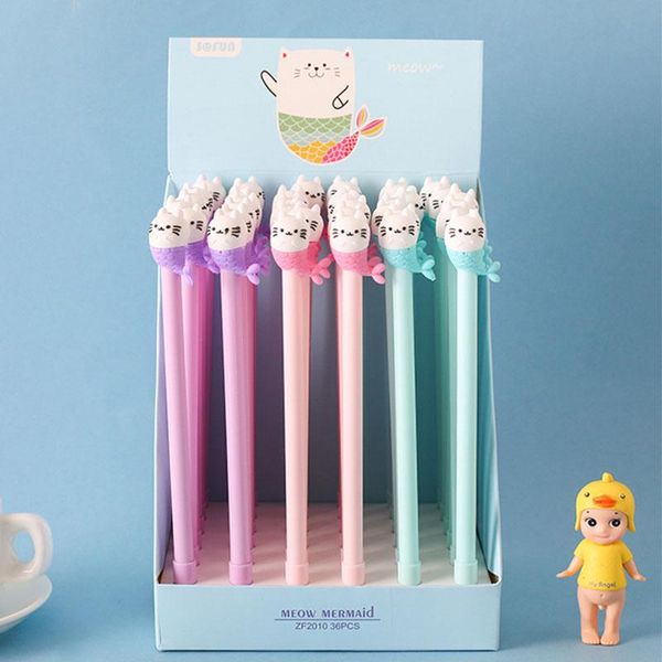 gel pens 36 pcs/lot creative mermaid pen cute 0.5 mm signature school office writing supplies promotional gift
gel pens 36 pcs/lot creative mermaid pen cute 0.5 mm signature school office writing supplies promotional gift