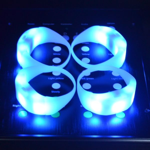 research and development of led remote control fluorescent bracelet 3 lamp beads can replace the battery silicone
research and development of led remote control fluorescent bracelet 3 lamp beads can replace the battery silicone