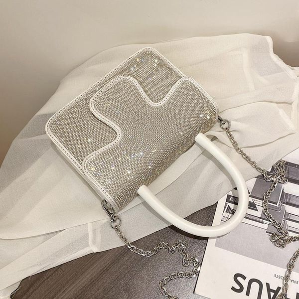 shoulder bags shiny diamond women's handbag with designer texture strap, western style, in 2021
shoulder bags shiny diamond women's handbag with designer texture strap, western style, in 2021