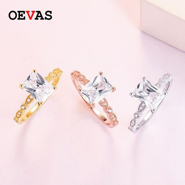 cluster rings fashion brand real 925 sterling silver ring square zircon wedding jewelry women s925 cz engagement party, Golden;silver
cluster rings fashion brand real 925 sterling silver ring square zircon wedding jewelry women s925 cz engagement party, Golden;silver