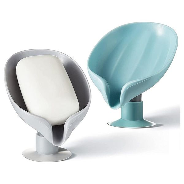 soap dishes 2 piece dish holder self draining leaf shape bar saver with suction cup for bathroom
soap dishes 2 piece dish holder self draining leaf shape bar saver with suction cup for bathroom