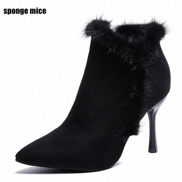 autumn winter new fashion suede pointed high heeled boots side zipper color matching wedding shoes plus velvet womens boots q 2 monkey w9xg#, Black
autumn winter new fashion suede pointed high heeled boots side zipper color matching wedding shoes plus velvet womens boots q 2 monkey w9xg#, Black