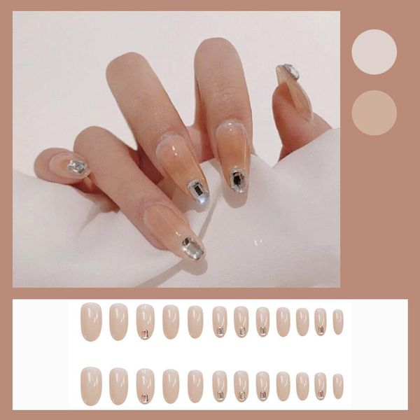 false nails 24pcs beige nail patch with diamond inlaid round head glue type removable long paragraph fashion manicure, Red;gold
false nails 24pcs beige nail patch with diamond inlaid round head glue type removable long paragraph fashion manicure, Red;gold