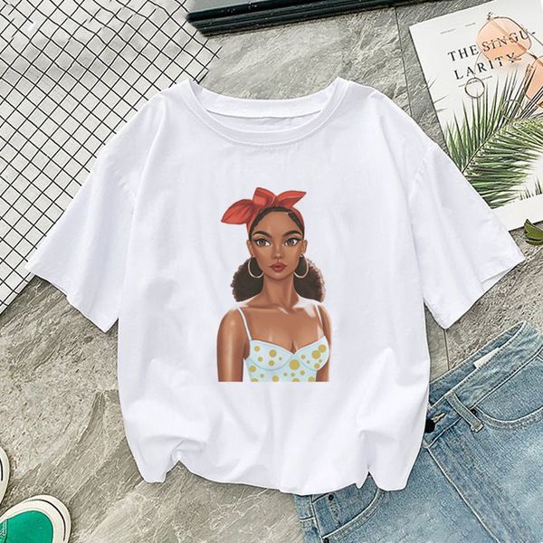 model black girl magic poppin female t-shirt queen melanin print harajuku hip hop rock black tshirt summer women streetwear 2021 wholesale, White
model black girl magic poppin female t-shirt queen melanin print harajuku hip hop rock black tshirt summer women streetwear 2021 wholesale, White