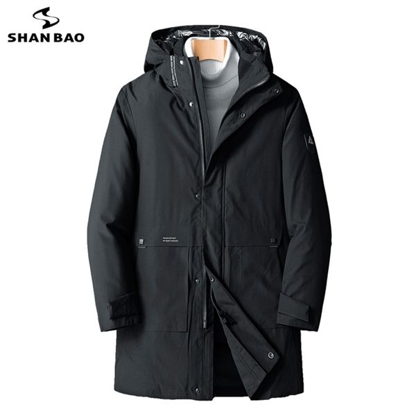 2022df winter thick warm men's long hooded cotton coat jacket brand clothing loose parka big size, Black
2022df winter thick warm men's long hooded cotton coat jacket brand clothing loose parka big size, Black
