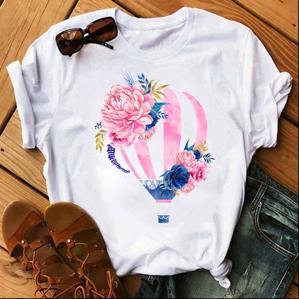 women tshirt summer fashion floral flower lady t shirts girls ladies korean style t shirt womens graphic tee female t shirt, White
women tshirt summer fashion floral flower lady t shirts girls ladies korean style t shirt womens graphic tee female t shirt, White