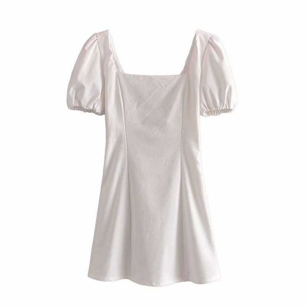 summer dress women elegant casual fashion chic lady lace up backless puff sleeve dress women vintage dresses 210709, Black;gray
summer dress women elegant casual fashion chic lady lace up backless puff sleeve dress women vintage dresses 210709, Black;gray