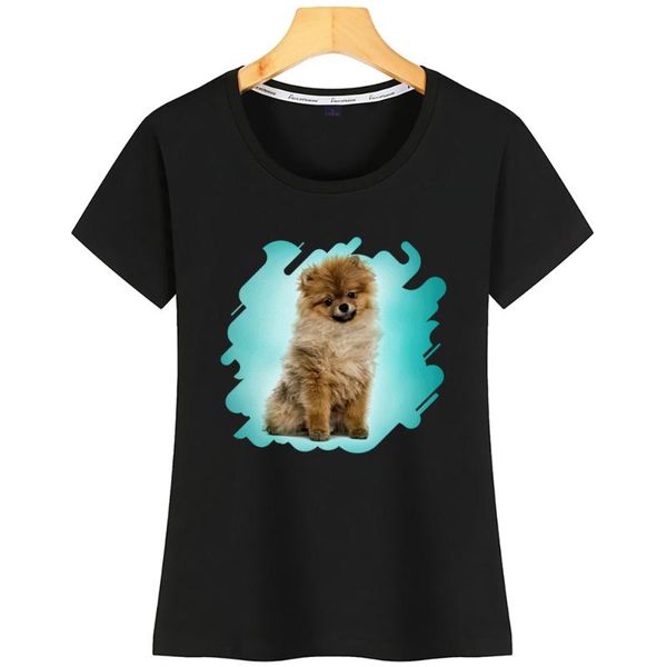 women's t-shirt t shirt women cute pomeranian german spitz fit inscriptions print tshirt, White
women's t-shirt t shirt women cute pomeranian german spitz fit inscriptions print tshirt, White