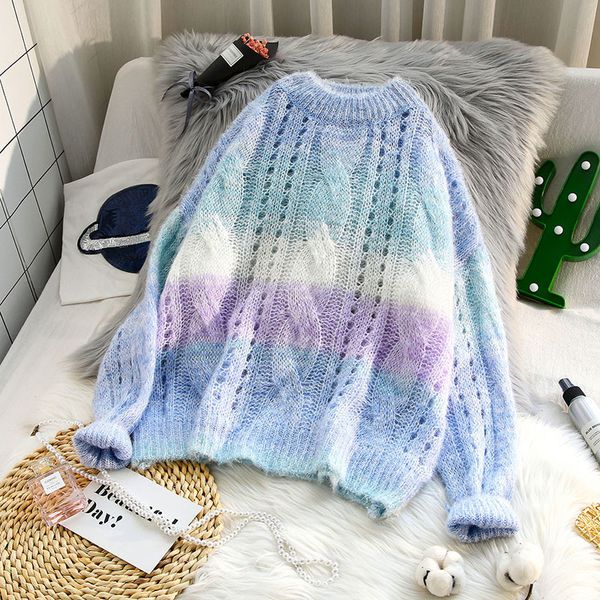 2021 new tie dye sweaters women autumn winter hollow out knitted pullovers round collar jumpers vintage harajuku female 382v, White;black
2021 new tie dye sweaters women autumn winter hollow out knitted pullovers round collar jumpers vintage harajuku female 382v, White;black