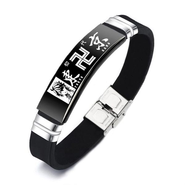 bangle classic tokyo revengers bracelet cosplay kazutora keisuke manjirou ken takemichi silicone bracelets anime jewelry, Black
bangle classic tokyo revengers bracelet cosplay kazutora keisuke manjirou ken takemichi silicone bracelets anime jewelry, Black