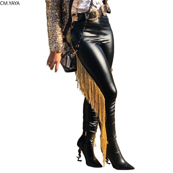 women's pants & capris 2021 summer women pu leather high waist leggings skinny tassel trousers night club zipper bandage pencil gl575, Black;white
women's pants & capris 2021 summer women pu leather high waist leggings skinny tassel trousers night club zipper bandage pencil gl575, Black;white