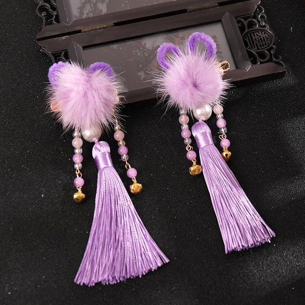 hair accessories ly 2pcs hairball hairpin with tassel chinese style cute vintage headdress hanfu clothing for women lady, Slivery;white
hair accessories ly 2pcs hairball hairpin with tassel chinese style cute vintage headdress hanfu clothing for women lady, Slivery;white