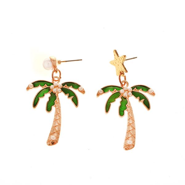 korean personalized creative fashion pearl holiday style new coconut five pointed star earrings b0388, Silver
korean personalized creative fashion pearl holiday style new coconut five pointed star earrings b0388, Silver
