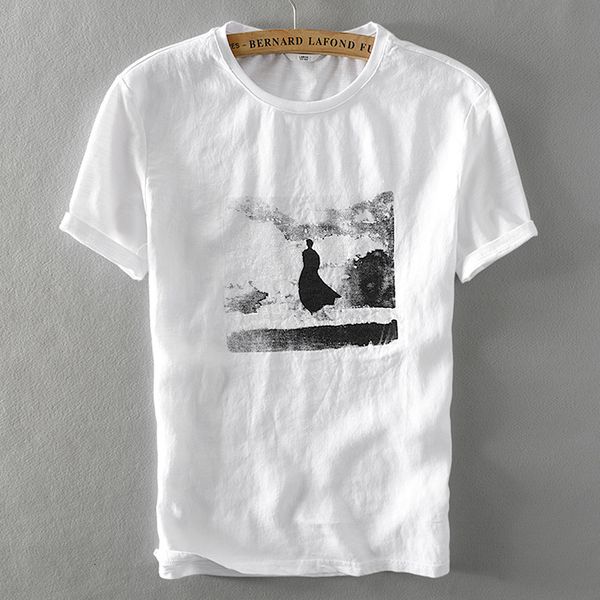 2021 new summer personalized printing linen short-sleeved t-shirt casual solid flax men t shirt -3xl camisetas hombre t25p, White
2021 new summer personalized printing linen short-sleeved t-shirt casual solid flax men t shirt -3xl camisetas hombre t25p, White