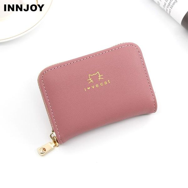 card holders fashion cat zipper cover wallet bag travel accessories women pu leather id address holder portable boarding coin purse, Brown;gray
card holders fashion cat zipper cover wallet bag travel accessories women pu leather id address holder portable boarding coin purse, Brown;gray