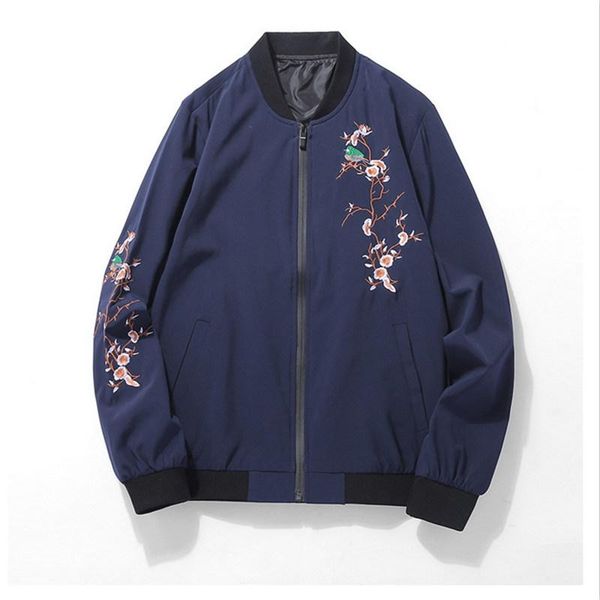 men's jackets floral embroidery jacket bomber men 2021 flower outwear stand collar slim fit autumn, Black;brown
men's jackets floral embroidery jacket bomber men 2021 flower outwear stand collar slim fit autumn, Black;brown