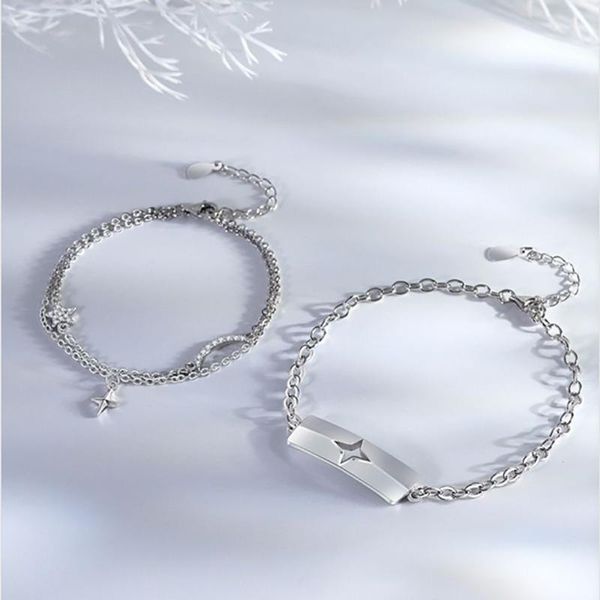 link, chain fashion good friend lover bracelets star moon sun shape hand friendship for women men girls jewelry gift, Black
link, chain fashion good friend lover bracelets star moon sun shape hand friendship for women men girls jewelry gift, Black