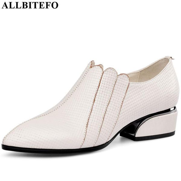 dress shoes allbitefo real genuine leather women heels pure color high heel spring autumn ladies fashion comfortable, Black
dress shoes allbitefo real genuine leather women heels pure color high heel spring autumn ladies fashion comfortable, Black