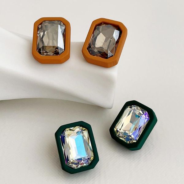 stud tarcliy vintage square colorful rhinestone earrings simple individuality resin earring women fashion jewelry studs, Golden;silver
stud tarcliy vintage square colorful rhinestone earrings simple individuality resin earring women fashion jewelry studs, Golden;silver