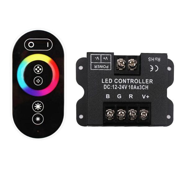 strips 12v 24v full touch rf rgb dimmer 30a 360w remote controller for 2835 3528 rgbw led strip light
strips 12v 24v full touch rf rgb dimmer 30a 360w remote controller for 2835 3528 rgbw led strip light
