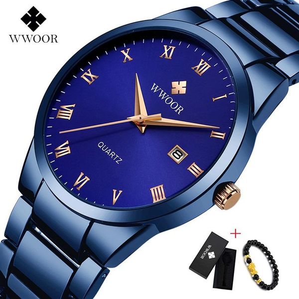 wristwatches wwoor black blue watch men luxury analog display date waterproof stainless steel quartz mens watches male wristwatch clock 2021, Slivery;brown
wristwatches wwoor black blue watch men luxury analog display date waterproof stainless steel quartz mens watches male wristwatch clock 2021, Slivery;brown