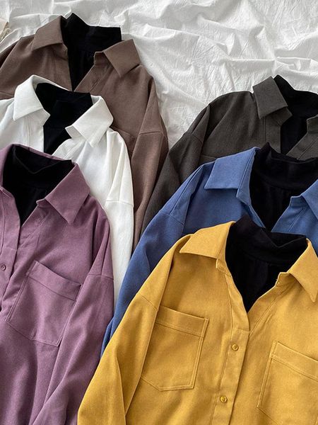 women's polos fake two-piece shirt women spring and summer long-sleeved, White
women's polos fake two-piece shirt women spring and summer long-sleeved, White