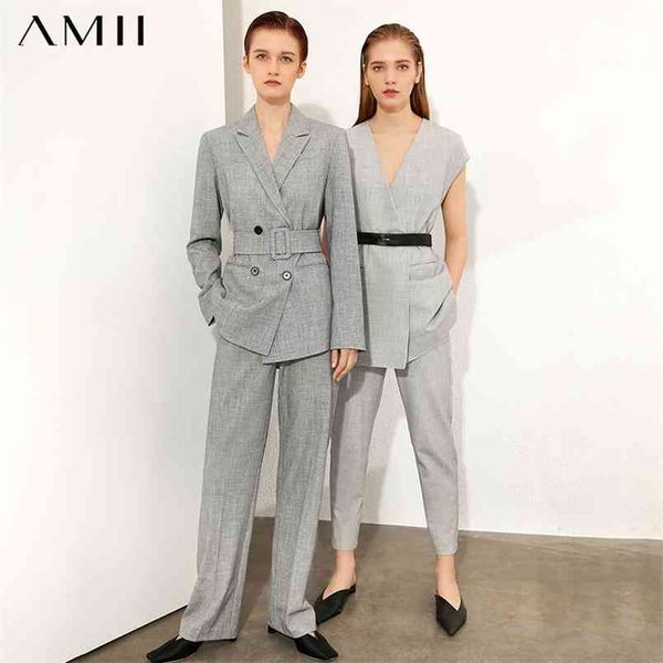 minimalism autumn winter suits for women fashion lapel plaid blazer high waist causal female pants 1086 210527, White
minimalism autumn winter suits for women fashion lapel plaid blazer high waist causal female pants 1086 210527, White