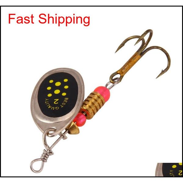 10pcs multicolor 6cm 3.5g spinner fishing hooks fishhooks 6# hook metal baits & lures artificial bait pesca fish tdb hairclippers2011
10pcs multicolor 6cm 3.5g spinner fishing hooks fishhooks 6# hook metal baits & lures artificial bait pesca fish tdb hairclippers2011