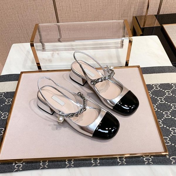 sandals spring thick heel all-match girl lolita princess patent leather pearl buckle chain mary jane doll shoes female retro, Black
sandals spring thick heel all-match girl lolita princess patent leather pearl buckle chain mary jane doll shoes female retro, Black