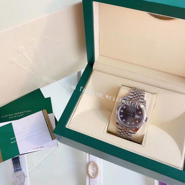 men watch luxury watches 126334 41mm black dial calendar magnifier mechanical automatic jubilee bracelet original box paper wristwatches, Slivery;brown
men watch luxury watches 126334 41mm black dial calendar magnifier mechanical automatic jubilee bracelet original box paper wristwatches, Slivery;brown