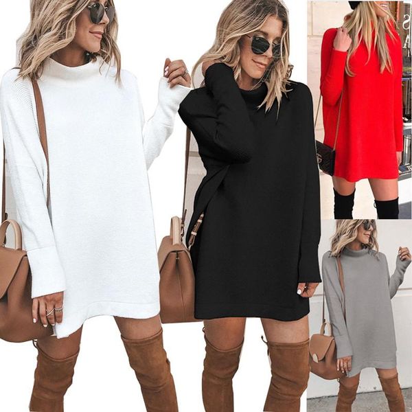casual dresses 2021 autumn winter turtleneck women's mini dress fashion loose solid long sleeve ladies simplicity plus size, Black;gray
casual dresses 2021 autumn winter turtleneck women's mini dress fashion loose solid long sleeve ladies simplicity plus size, Black;gray