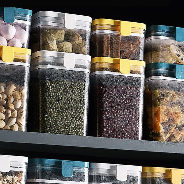 transparent sealed storage airtight cereal plastic container box organizer kitchen containers household items jar spices
transparent sealed storage airtight cereal plastic container box organizer kitchen containers household items jar spices