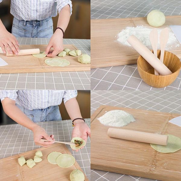 rolling pins & pastry boards 3 pcs/set wooden dumplings tools set dumpling stuffing spoon stick pin flour kitchen tool
rolling pins & pastry boards 3 pcs/set wooden dumplings tools set dumpling stuffing spoon stick pin flour kitchen tool