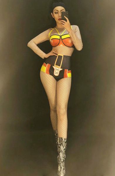 printed long sleeve women jumpsuit leotard female singer dance costume stage clothing nightclub birthday show bodysuit, Black;red
printed long sleeve women jumpsuit leotard female singer dance costume stage clothing nightclub birthday show bodysuit, Black;red