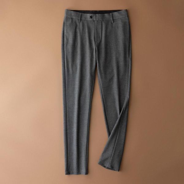 men's pants embroidered casual trousers slim fit summer clothes business non iron leggings fashion, Black
men's pants embroidered casual trousers slim fit summer clothes business non iron leggings fashion, Black