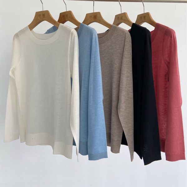 2021 new incio do outono camisola cinco cores o pescoo simples manga longa solta malha feminina s de fundo novo i4ri, White;black
2021 new incio do outono camisola cinco cores o pescoo simples manga longa solta malha feminina s de fundo novo i4ri, White;black