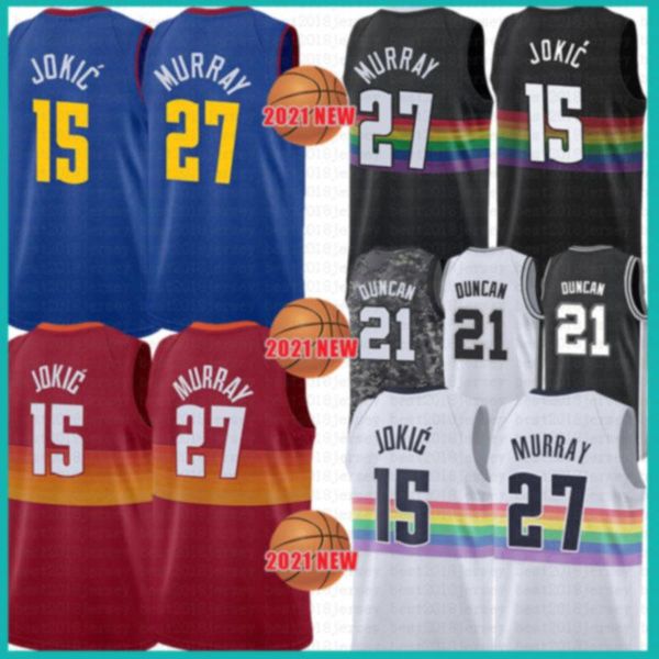 2021 new jamal 27 murray basketball jersey nikola mens 15 jokic mesh demar 10 derozan retro derrick 4 white manu 20 ginobili brown, Black;red
2021 new jamal 27 murray basketball jersey nikola mens 15 jokic mesh demar 10 derozan retro derrick 4 white manu 20 ginobili brown, Black;red