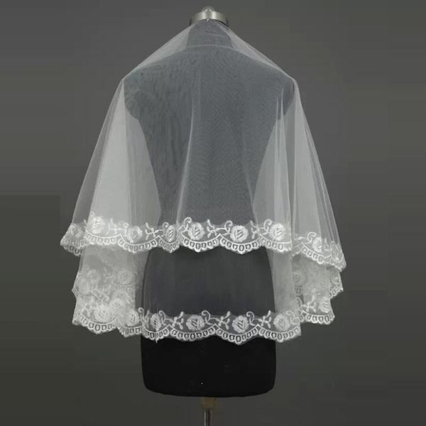 bridal veils wuzhiyi1.5m*80cm for wedding accessories appliques lace one layer veil white ivory available, Black
bridal veils wuzhiyi1.5m*80cm for wedding accessories appliques lace one layer veil white ivory available, Black