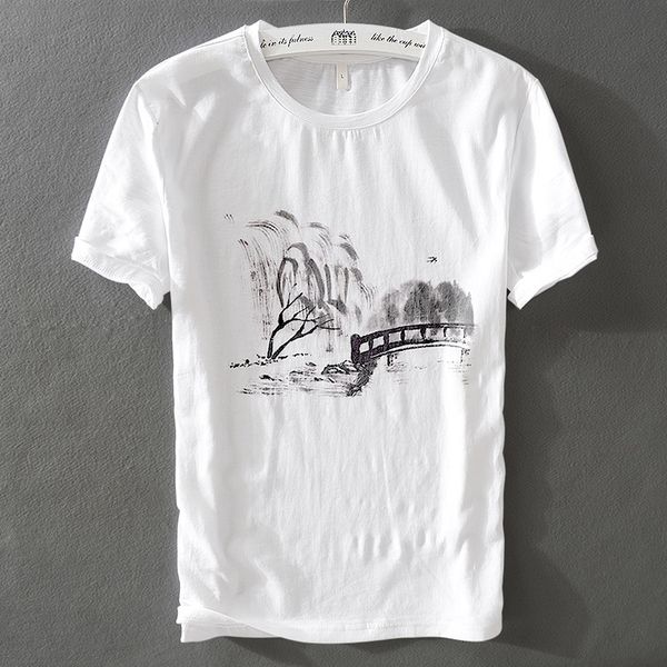 2021 new designer simple linen tshirt men casual stitching short-sleeved t-shirt mens printed round neck t shirts male loose camisa 6fhb, White
2021 new designer simple linen tshirt men casual stitching short-sleeved t-shirt mens printed round neck t shirts male loose camisa 6fhb, White