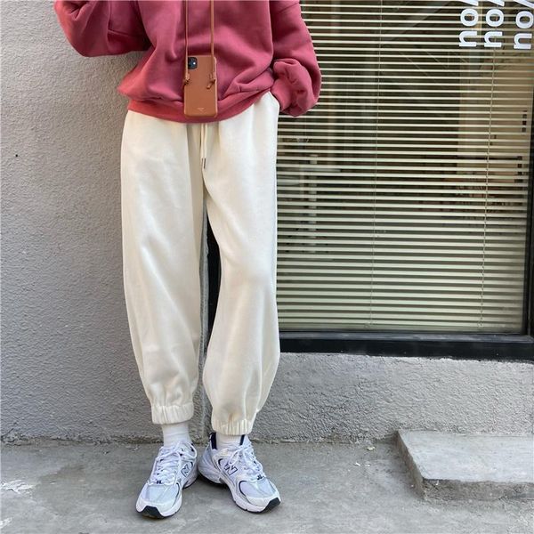 women's pants & capris hzirip spring autumn casual sportspants trousers elegant minimalist high waist straight women 2021 female, Black;white
women's pants & capris hzirip spring autumn casual sportspants trousers elegant minimalist high waist straight women 2021 female, Black;white