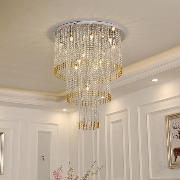 living room crystal chandelier restaurant large round crystal lamp l lobby duplex building engineering lamp
living room crystal chandelier restaurant large round crystal lamp l lobby duplex building engineering lamp