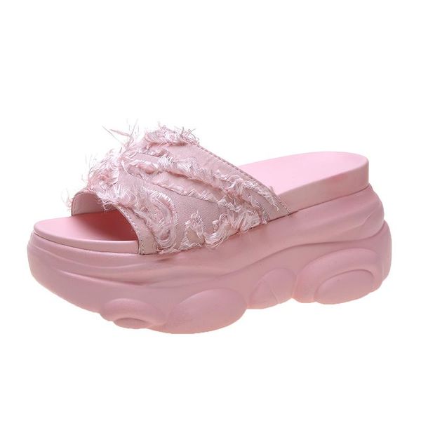 slippers 2021 summer open-toed women high platform wedges sandals 8.5cm heels outside flip-flops fashion ladies beach shoes, Black
slippers 2021 summer open-toed women high platform wedges sandals 8.5cm heels outside flip-flops fashion ladies beach shoes, Black
