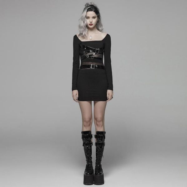 casual dresses women's gothic party personality women dress pu leather loop straps long sleeved sheer black little punk rave, Black;gray
casual dresses women's gothic party personality women dress pu leather loop straps long sleeved sheer black little punk rave, Black;gray