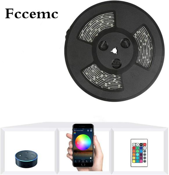 led strip lights, 32.8ft rgb light strips works with alexa,google assistant, light 300leds 24 key remote control decoration
led strip lights, 32.8ft rgb light strips works with alexa,google assistant, light 300leds 24 key remote control decoration