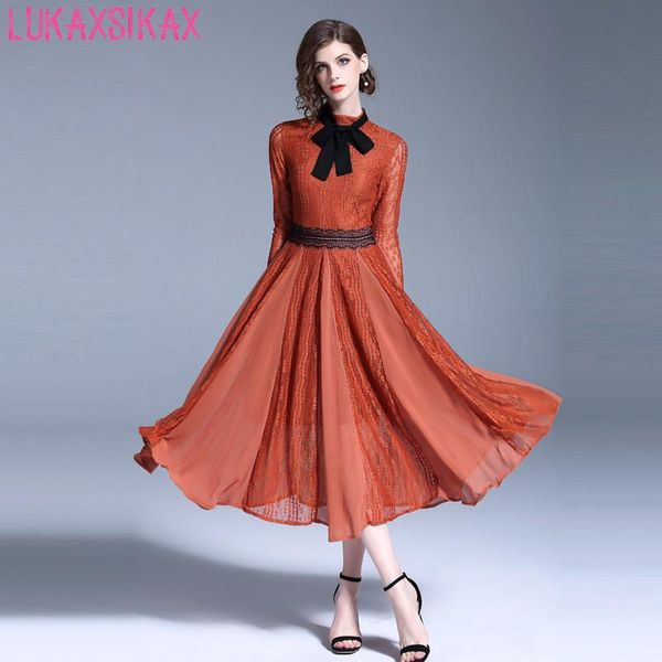 casual dresses lukaxsikax 2021 spring autumn women long sleeve slim dress chiffon patchwork pleated hem lace, Black;gray
casual dresses lukaxsikax 2021 spring autumn women long sleeve slim dress chiffon patchwork pleated hem lace, Black;gray