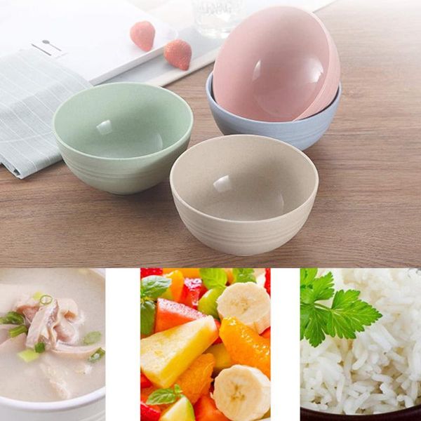 bowls 4pcs/set eco-friendly wheat straw fiber colorful bpa microwavable safe with anti-heat bottom for soups noodles
bowls 4pcs/set eco-friendly wheat straw fiber colorful bpa microwavable safe with anti-heat bottom for soups noodles