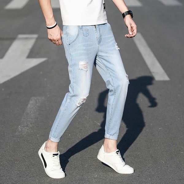 spring fall fashion men cato and linen stretch jeans loose gates denim street korean straight ny broek, Blue
spring fall fashion men cato and linen stretch jeans loose gates denim street korean straight ny broek, Blue