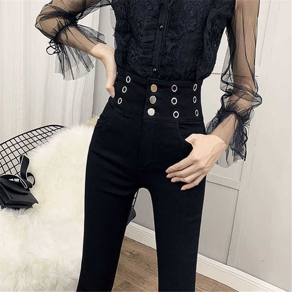 women's jeans black skinny pencil pants women hollow high-waisted leggings autumn thin pantalones mujer cintura alta plus size nk1, Blue
women's jeans black skinny pencil pants women hollow high-waisted leggings autumn thin pantalones mujer cintura alta plus size nk1, Blue
