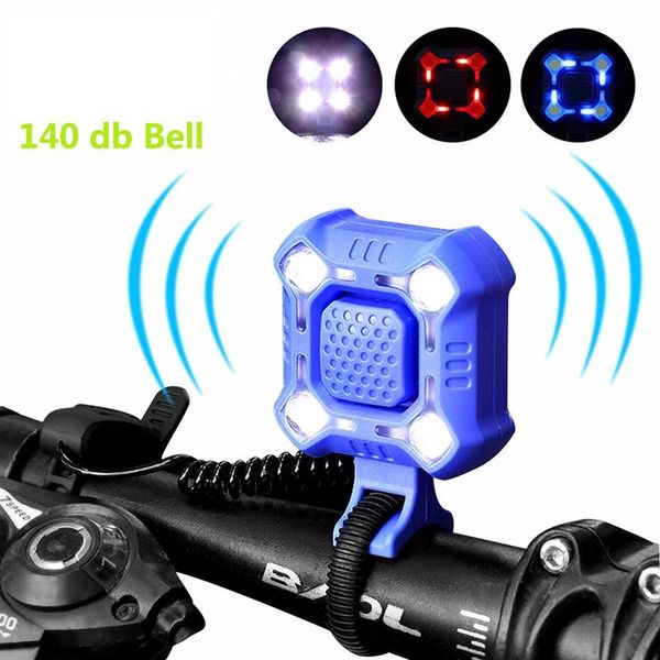 bike horns 2 in 1 waterproof bell 140 db 4 lamp cycling light bicycle headlight with electric horn usb charging security alarm
bike horns 2 in 1 waterproof bell 140 db 4 lamp cycling light bicycle headlight with electric horn usb charging security alarm